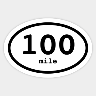 100 Mile Ultra Sticker